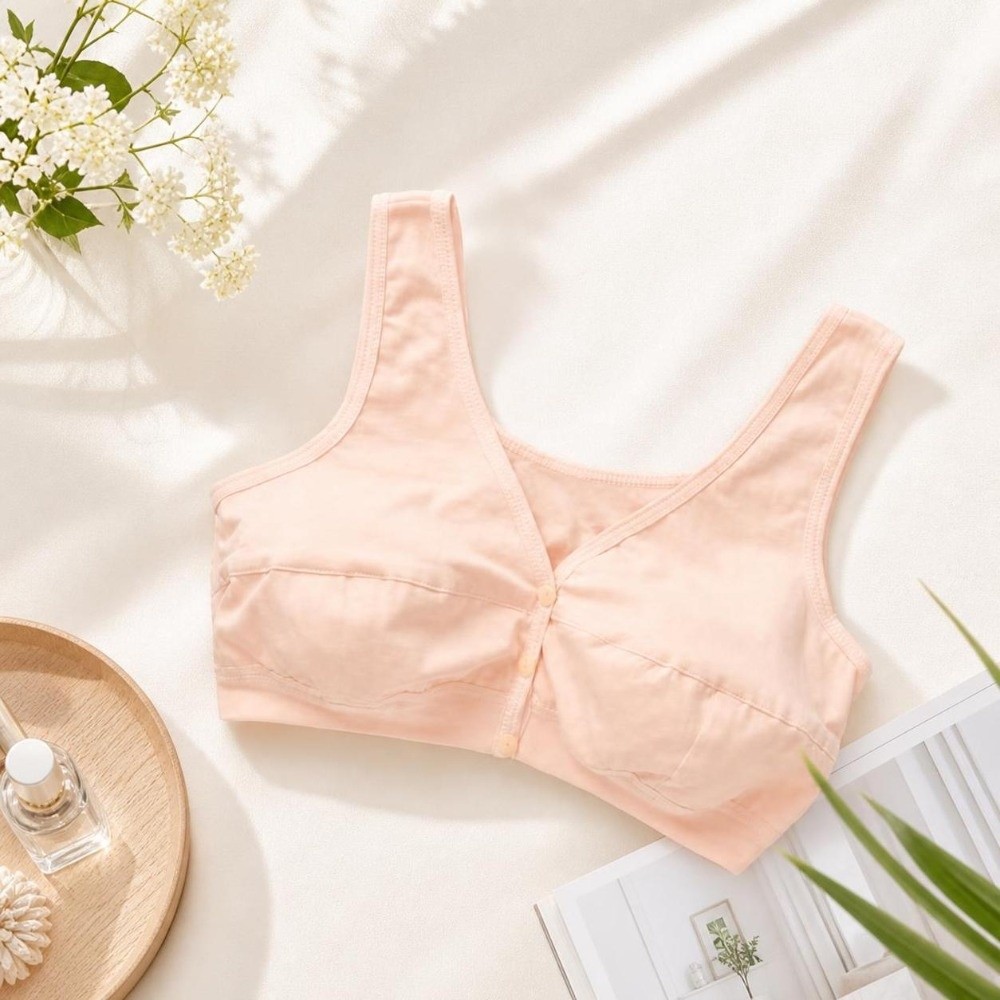 Comfortable U Back Front Closu - Wirefree Bra Comfort ulasan dan harga